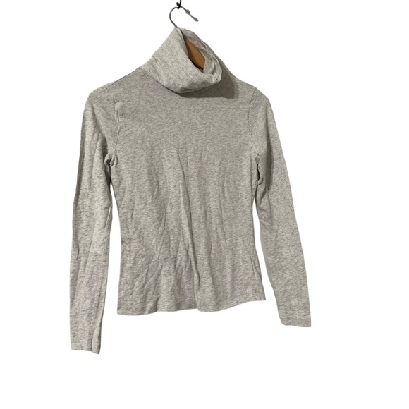 ARITZIA Babaton Light Gray Turtleneck Top Shirt - Picture 3 of 4